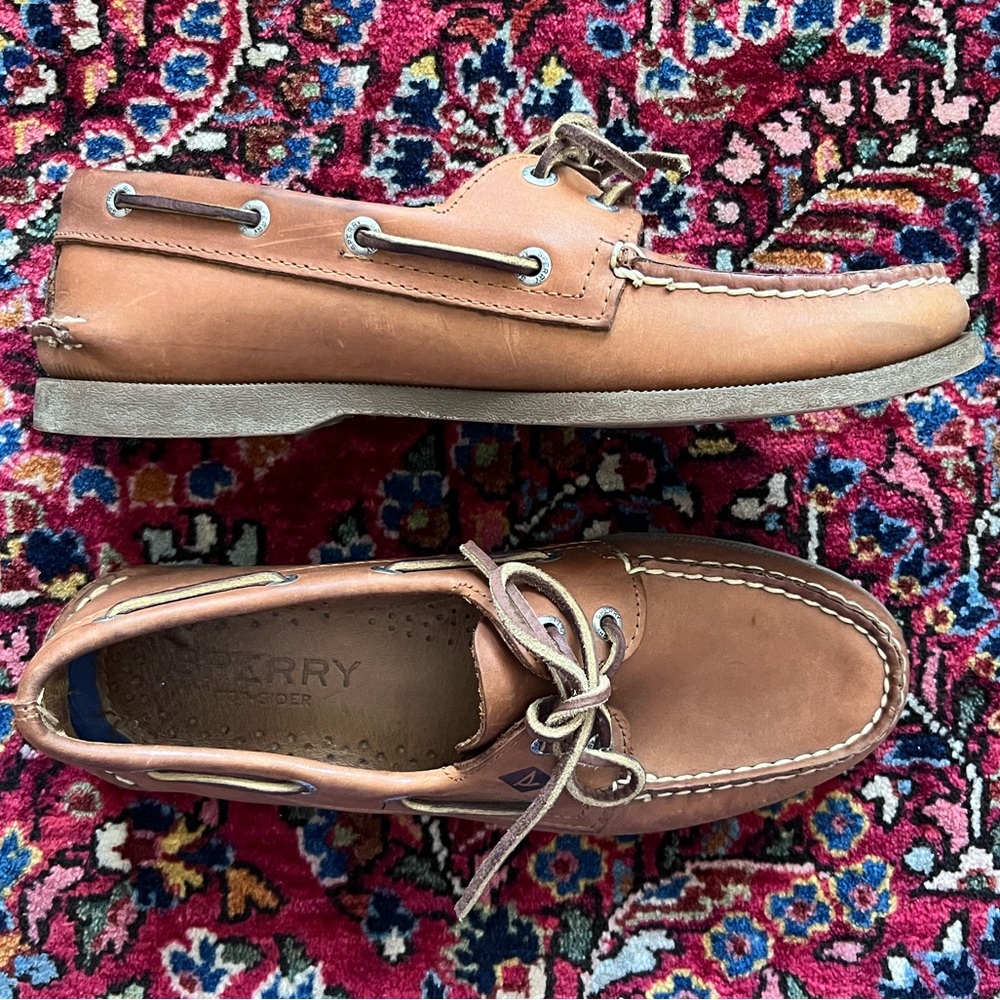 Brown Sperry Top-Slider